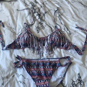 Cute fringe bikini